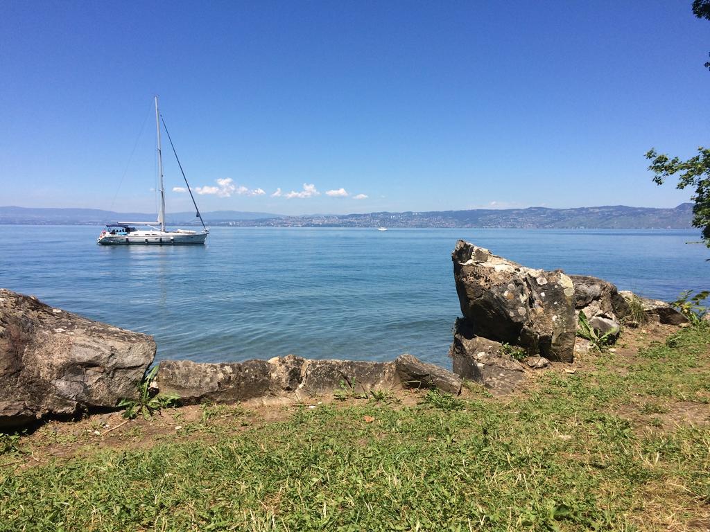 Les Balcons Du Leman Thollon-les-Memises Bagian luar foto